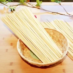 Bambus-Grillspieße – Umweltfreundliche Campingspieße, 100er-Pack