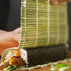 Bambus-Sushi-Rollmatte, Onigiri-Reispaddel – japanische Sushi-Herstellungswerkzeuge