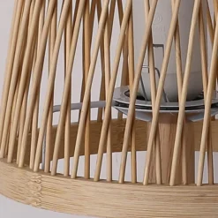 Bambus-Tischlampe – umweltfreundliche handgefertigte Leuchte