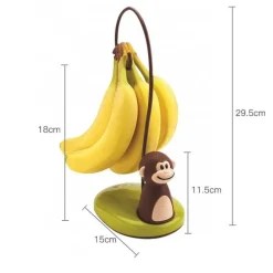 Bananenhänger mit Affenmotiv – süßer Obstständer für die Küche