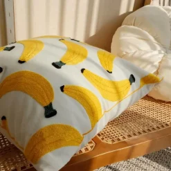 Bananen-Kissenbezug - Tropische Früchte Deko Hülle