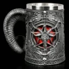 Baphomet Bierkrug aus Edelstahl – Einzigartiges Bardekor