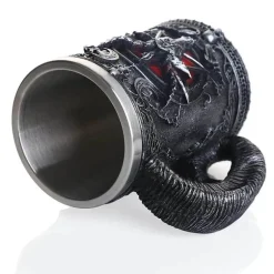 Baphomet Bierkrug aus Edelstahl – Einzigartiges Bardekor