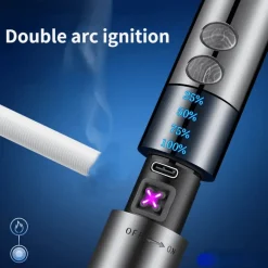 Bartschneider-Feuerzeug-Kombination – wiederaufladbares, winddichtes Pflegewerkzeug