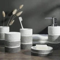 Bathroom Accessories Set - Serene Tranquil Décor for Relaxation