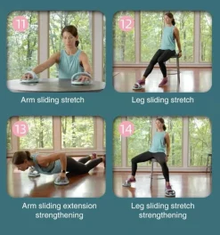 Bauchradrolle - Selbstaufrollendes Fitnessgerät