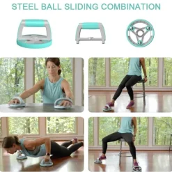 Bauchradrolle - Selbstaufrollendes Fitnessgerät