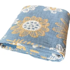 Baumwollgaze-Decke – weicher, gemütlicher Überwurf für alle Jahreszeiten