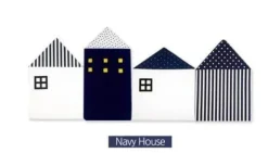 Baumwollkissen mit Krokodilhausmotiv – Dekokissen für Babybett