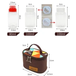 BBQ Gewürzsauce - Kräuter-Gewürzgläser fürs Camping