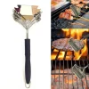 BBQ-Grillbürste – Dreifachkopf-Reinigungswerkzeug für den Grill