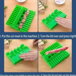 BBQ-Grill-Werkzeugset – All-in-One-Grillset für Fleisch und Gemüse