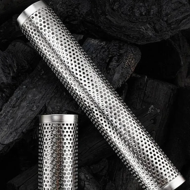 BBQ-Räucherrohr aus Edelstahl – Sechseckiges Design für verbesserten Geschmack