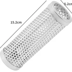 BBQ-Räucherrohr aus Edelstahl – Sechseckiges Design für verbesserten Geschmack