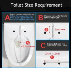 Beheizter elektrischer Bidet-Toilettensitz – Smart U-Shape Comfort