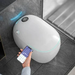Beheizter Toilettensitz – Intelligentes, hygienisches, eiförmiges Design