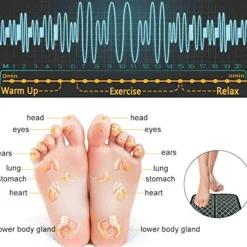 Beheiztes Fußmassagegerät – Elektrischer EMS-Entspannungsstimulator