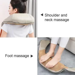 Beheiztes Nacken- und Rückenmassagegerät – Tragbares Gerät zur Schmerzlinderung