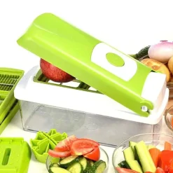 Behälter für Lebensmittelschneider – Küchenvorbereitungswerkzeug zum Zerkleinern und Aufbewahren