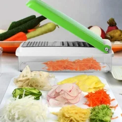 Behälter für Lebensmittelschneider – Küchenvorbereitungswerkzeug zum Zerkleinern und Aufbewahren