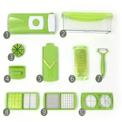 Behälter für Lebensmittelschneider – Küchenvorbereitungswerkzeug zum Zerkleinern und Aufbewahren