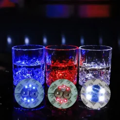 Beleuchtete Getränkeuntersetzer – Leuchtende Partymatten