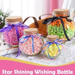 Beleuchtete Wunschflasche - Magisches Dekolicht