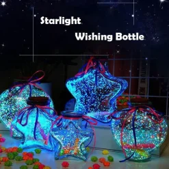 Beleuchtete Wunschflasche - Magisches Dekolicht