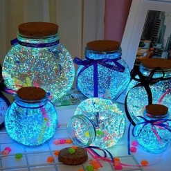 Beleuchtete Wunschflasche - Magisches Dekolicht