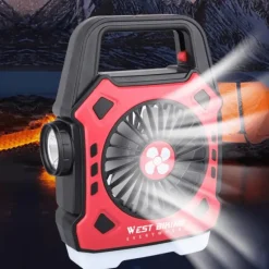 Beleuchteter Outdoor-Ventilator – Vielseitige Kühlausrüstung für Abenteuer und Camping