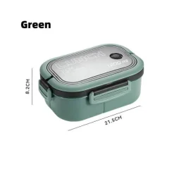 Bento-Lunchbox für Kinder – 2-lagiger, mikrowellengeeigneter Lebensmittelbehälter für die Schule und Outdoor-Aktivitäten