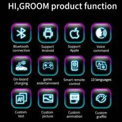 Benutzerdefiniertes LED-Auto-Anzeigeschild - Personalisiertes elektronisches Message Board