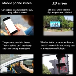 Benutzerdefiniertes LED-Auto-Anzeigeschild - Personalisiertes elektronisches Message Board