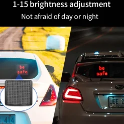 Benutzerdefiniertes LED-Auto-Anzeigeschild - Personalisiertes elektronisches Message Board