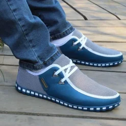 Bequeme, leichte Herren-Schnürschuhe – lässiges, atmungsaktives Schuhwerk