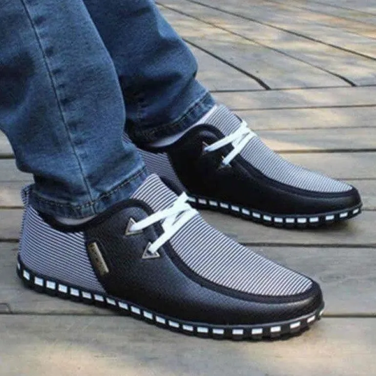 Bequeme, leichte Herren-Schnürschuhe – lässiges, atmungsaktives Schuhwerk
