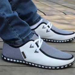 Bequeme, leichte Herren-Schnürschuhe – lässiges, atmungsaktives Schuhwerk