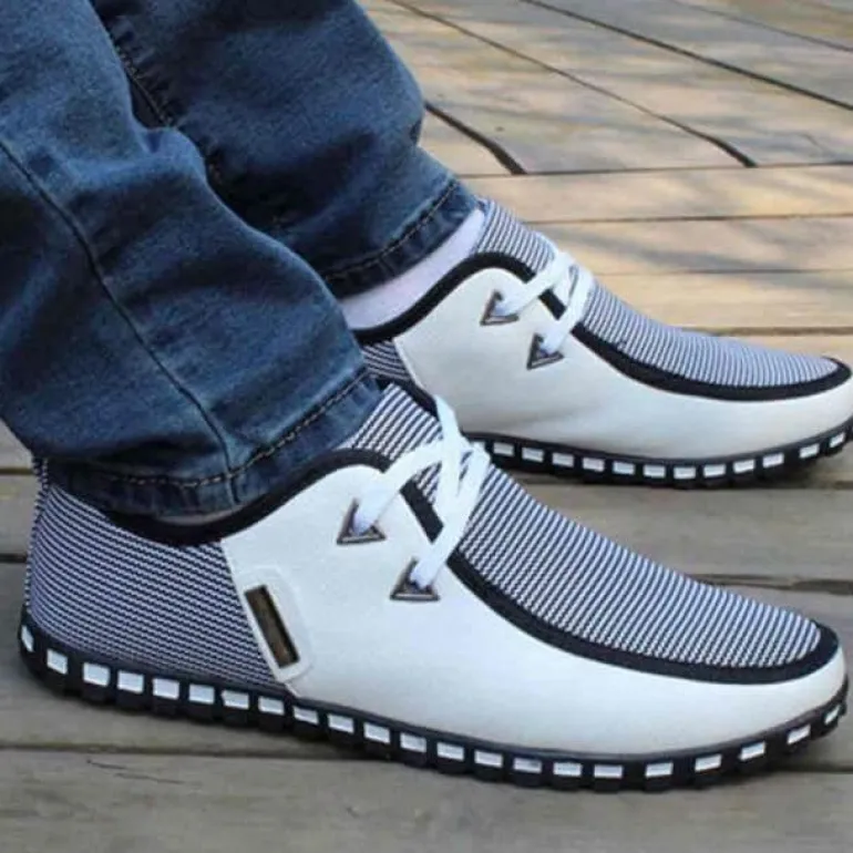 Bequeme, leichte Herren-Schnürschuhe – lässiges, atmungsaktives Schuhwerk