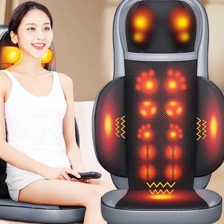 Bequemes elektrisches Autositzmassagegerät – Entspannendes Rückenmassagekissen
