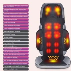 Bequemes elektrisches Autositzmassagegerät – Entspannendes Rückenmassagekissen