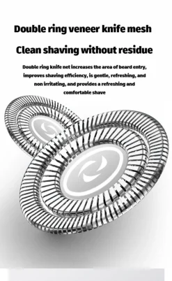 Über USB wiederaufladbarer Elektrorasierer für Männer, leistungsstarker, wasserdichter Rasierer