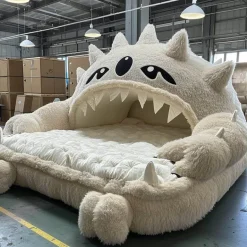 Übergroße Plüsch-Tierbetten - Cozy Pet Lounge