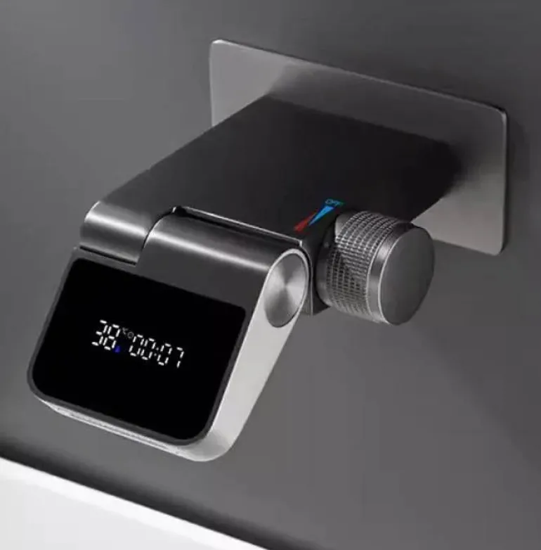 Berührungsloser LED-Wasserhahn – Einstellbarer Durchfluss, moderner Wasserhahn für das Badezimmer