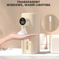 Berührungsloser Schaumseifenspender - Automatisches Desinfektionsmittel mit LED-Bewegungssensor