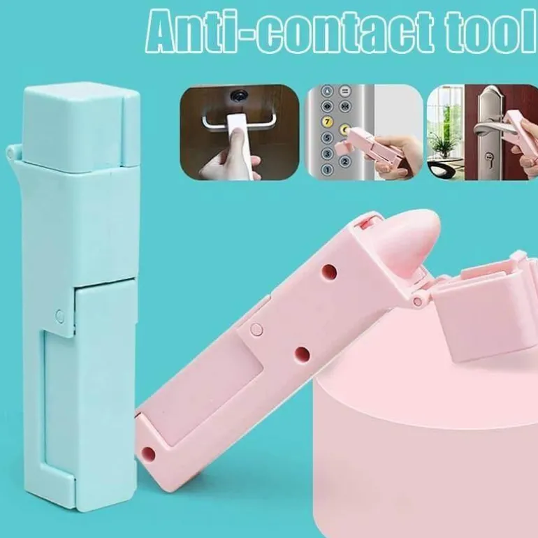 Berührungsloses Hygienetool – Tragbarer Knopfdrücker für mehr Sicherheit