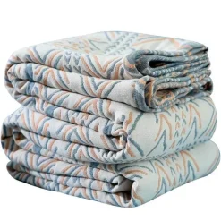 Überwurfdecke aus Baumwollgaze für alle Jahreszeiten – gemütliche Sofa-Tagesdecke