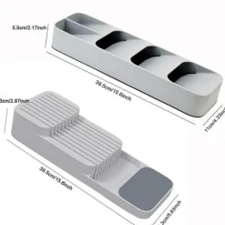 Besteck-Organizer – verstecktes mehrschichtiges Design