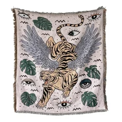 Böhmische Outdoor-Decke – Luxus-Camping-Wandteppich