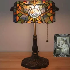 Böhmische Tischlampe - Künstlerische Wohndekorbeleuchtung