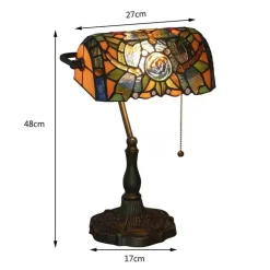 Böhmische Tischlampe - Künstlerische Wohndekorbeleuchtung
